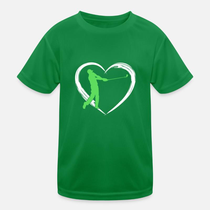 Golf love Kinder Funktions-T-Shirt