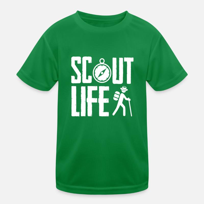 Vida Scout Camiseta funcional para niños