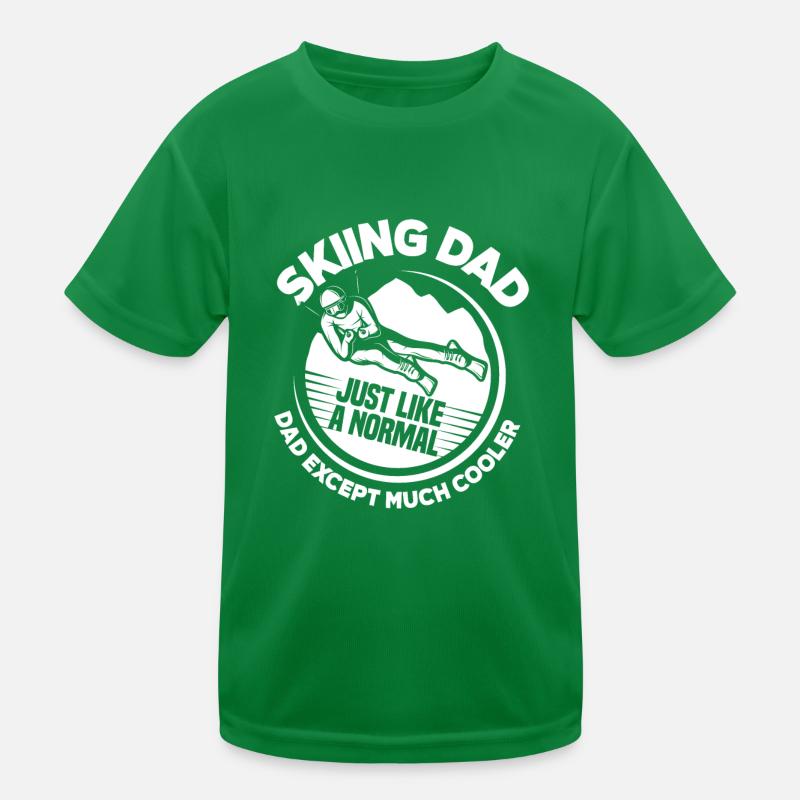 Ski Papa Père T-shirt sport Enfant