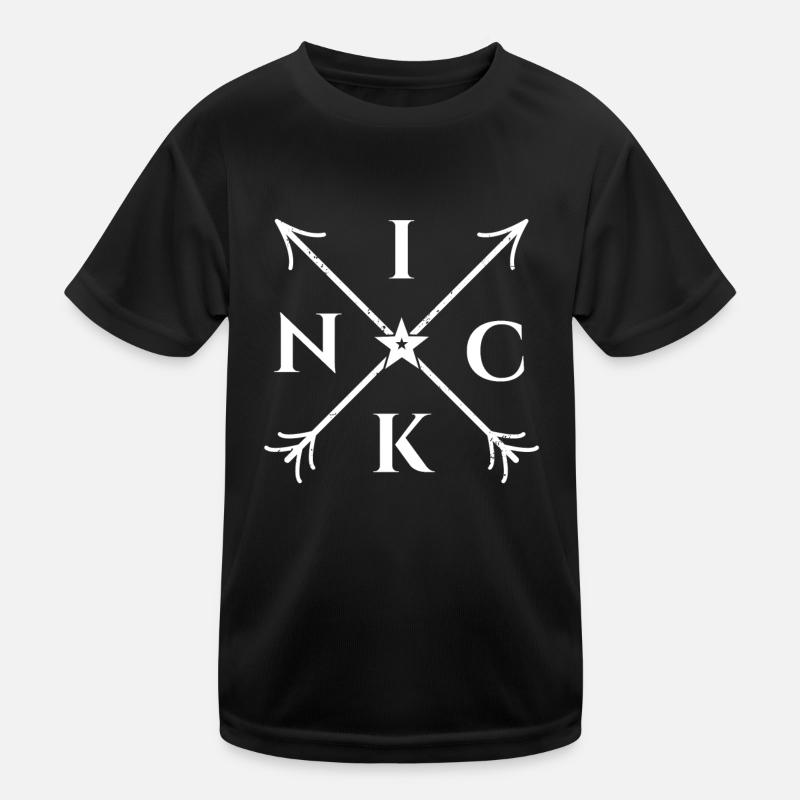 Nick X- Form Motiv Nick Geschenk Kinder Funktions-T-Shirt