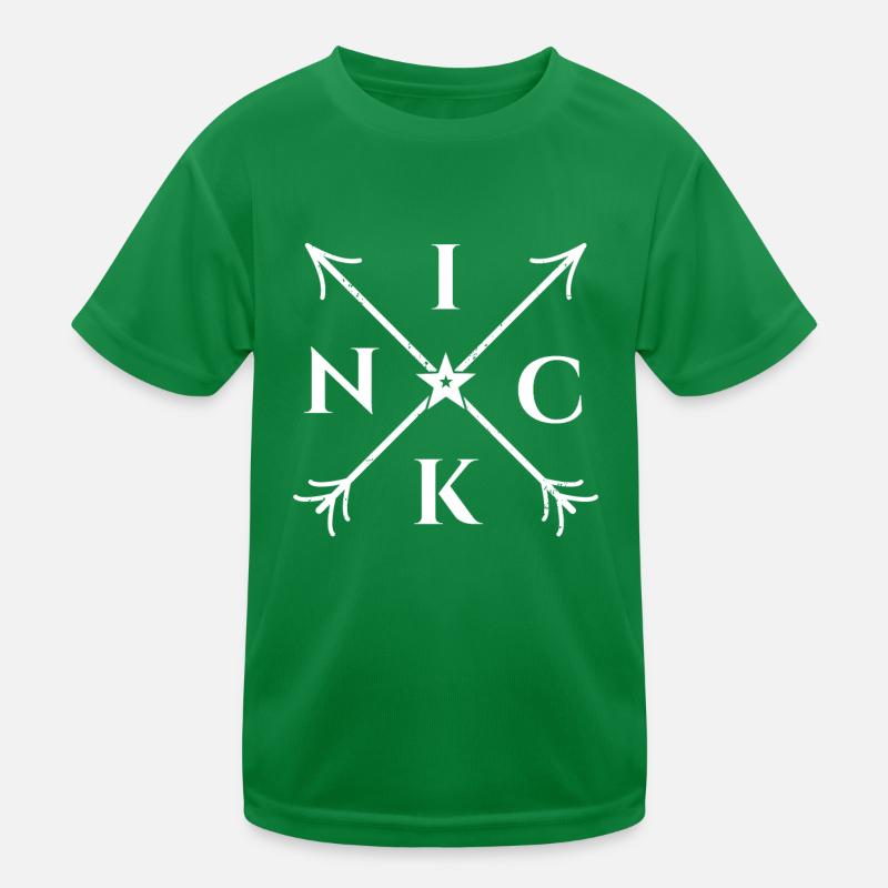 Nick X- Form Motiv Nick Geschenk Kinder Funktions-T-Shirt