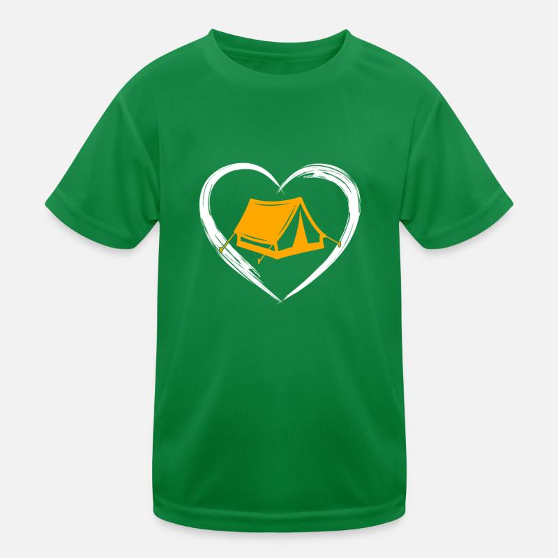 Camping love Kinder Funktions-T-Shirt