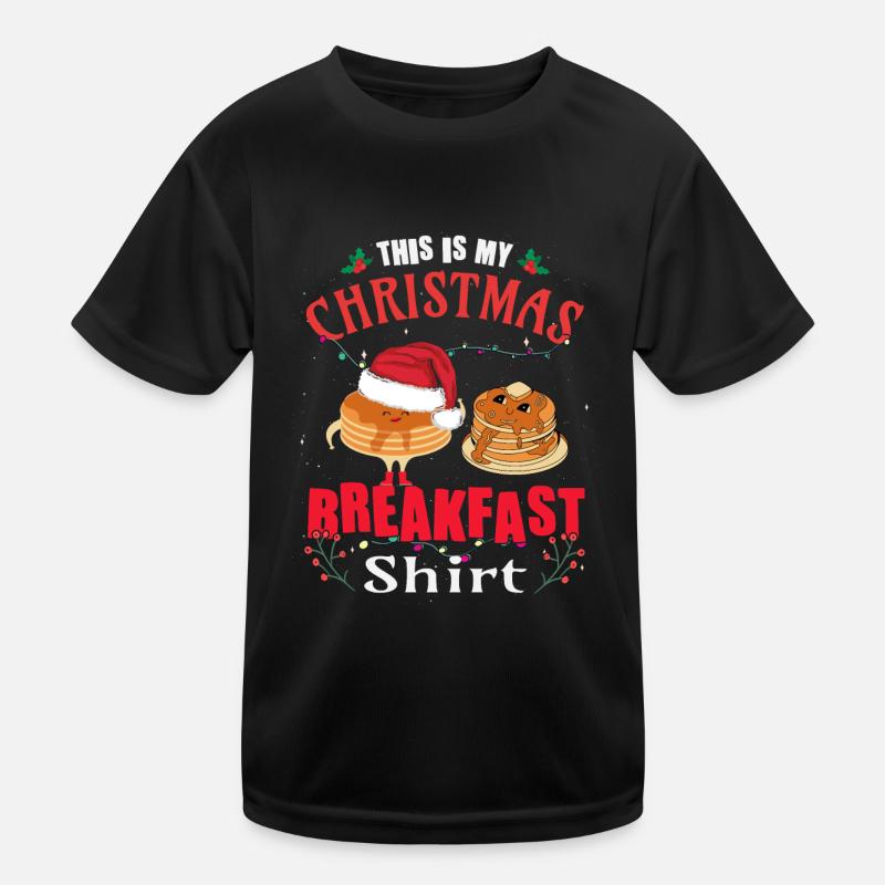 Ceci est ma crêpe de Noël T-shirt sport Enfant