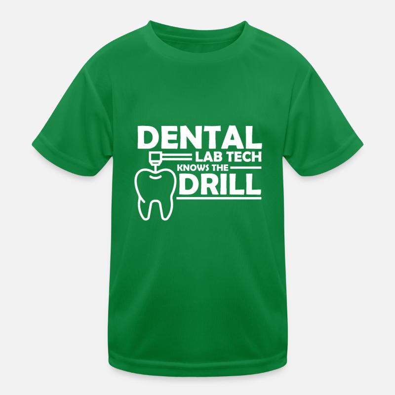 Dental Laboratory Technician Dental Technician Kids Functional T-Shirt