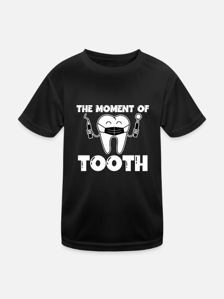Technicien de laboratoire dentaire Technicien dentaire - T-shirt sport Enfant - noir - Devant