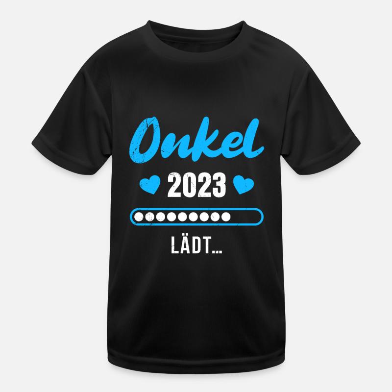 Onkel 2023 lädt werdender Onkel Kinder Funktions-T-Shirt
