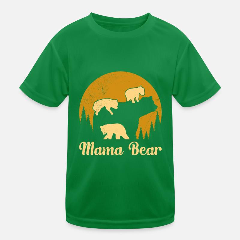 Mama Bear Expectant Mama Kids Functional T-Shirt