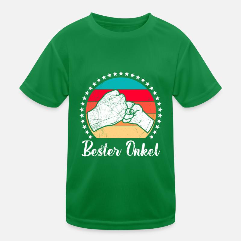 Bester Onkel Kinder Funktions-T-Shirt
