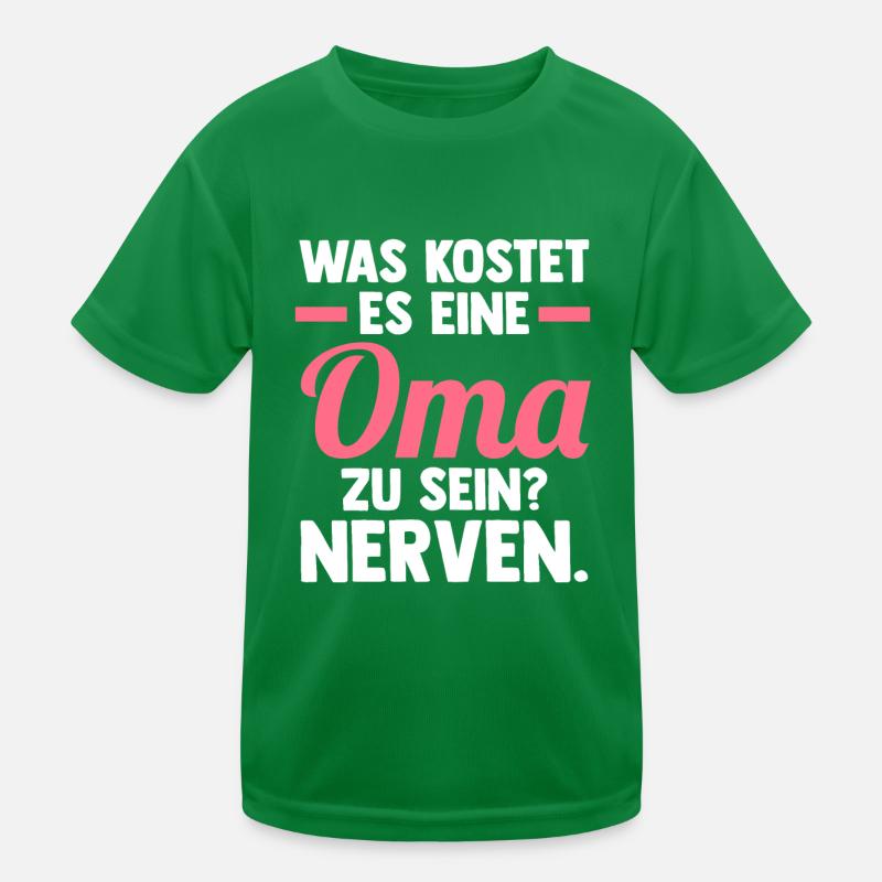 Großmutter Großmama Omi Oma Kinder Funktions-T-Shirt