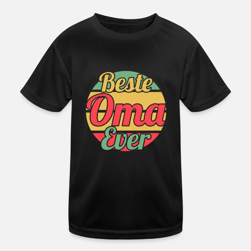 Großmutter Großmama Omi Oma Kinder Funktions-T-Shirt