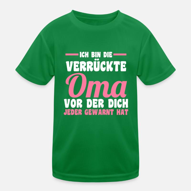 Großmutter Großmama Omi Oma Kinder Funktions-T-Shirt