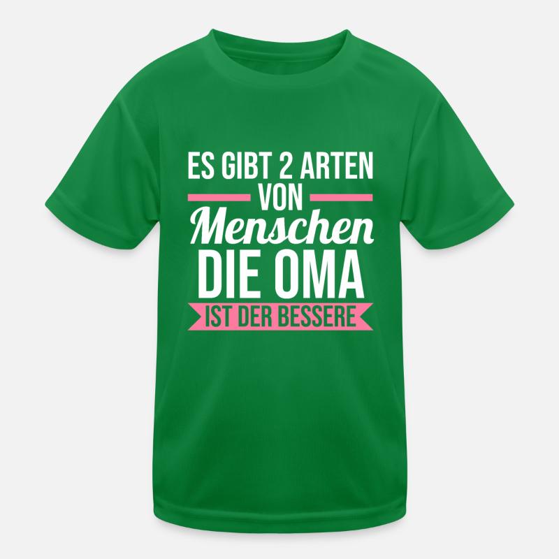 Großmutter Großmama Omi Oma Kinder Funktions-T-Shirt