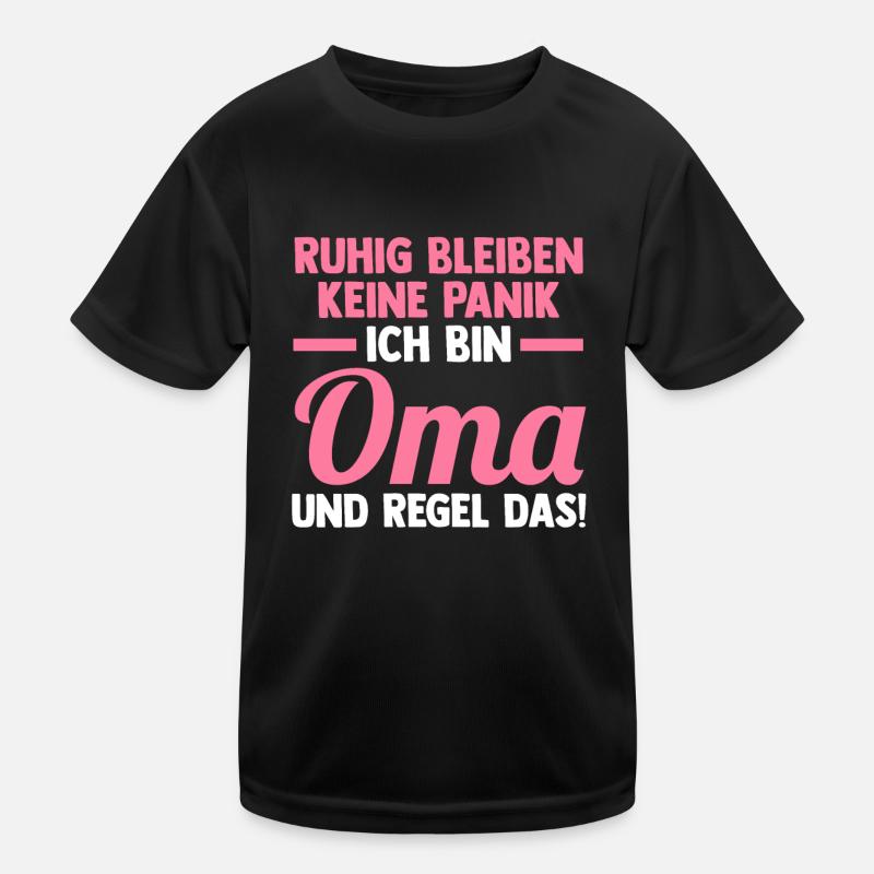 Großmutter Großmama Omi Oma Kinder Funktions-T-Shirt