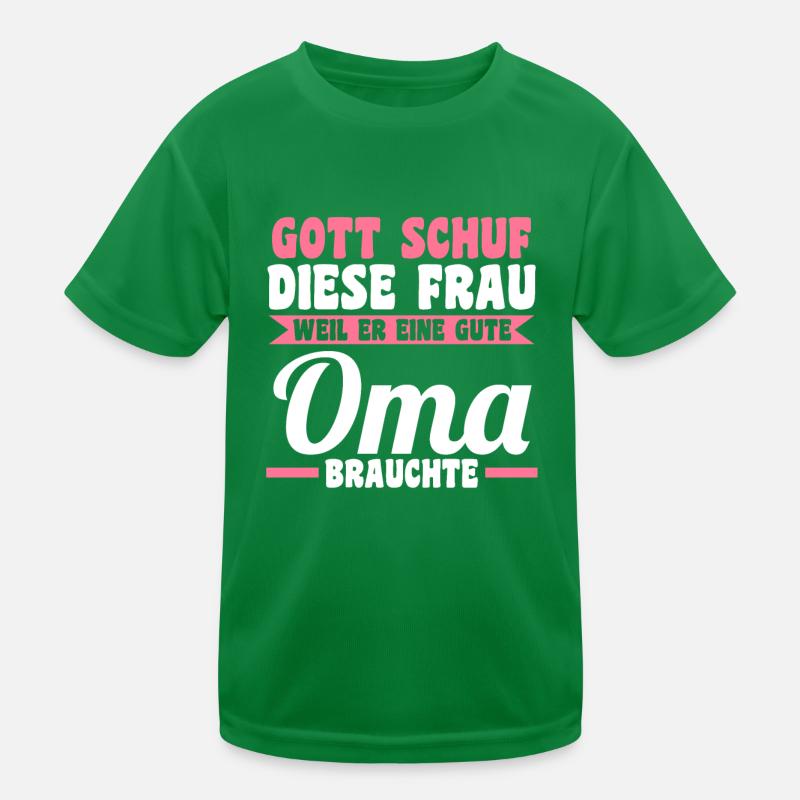 Großmutter Großmama Omi Oma Kinder Funktions-T-Shirt