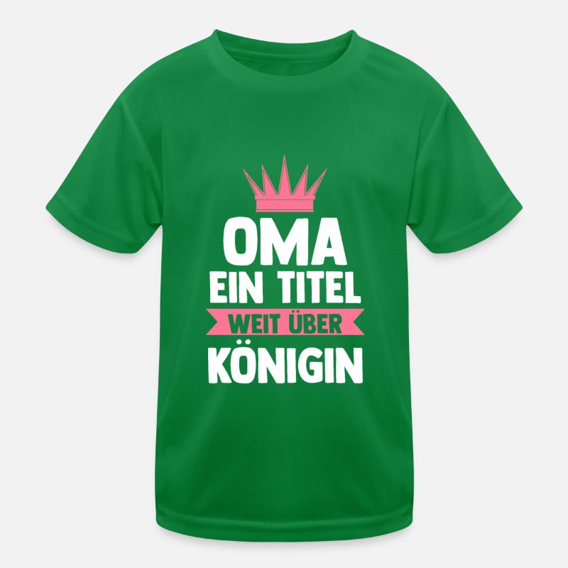 Großmutter Großmama Omi Oma Kinder Funktions-T-Shirt