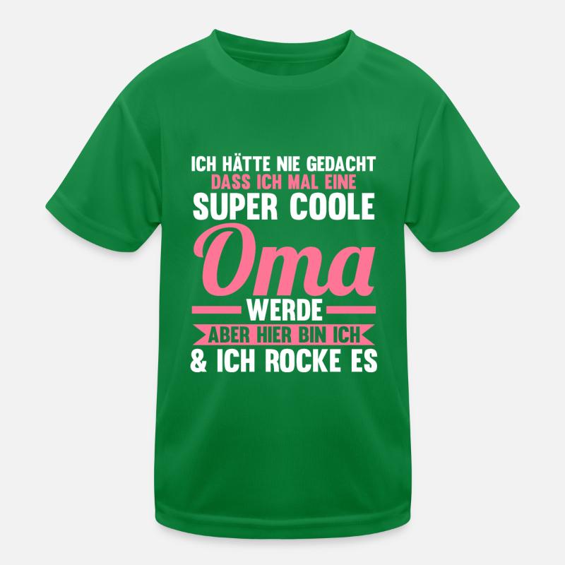 Großmutter Großmama Omi Oma Kinder Funktions-T-Shirt