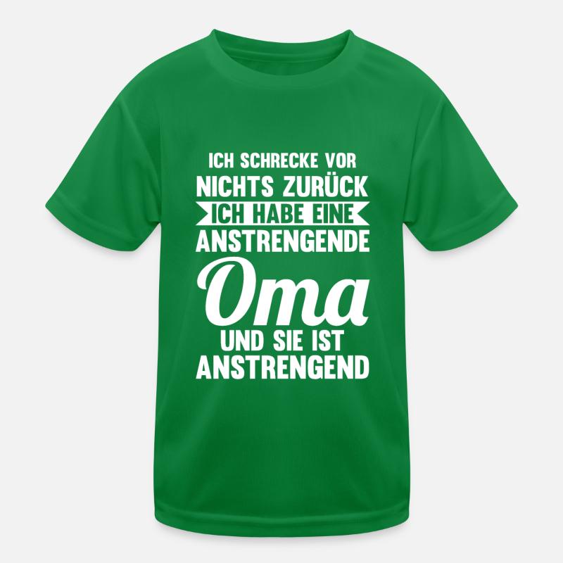 Großmutter Großmama Omi Oma Kinder Funktions-T-Shirt