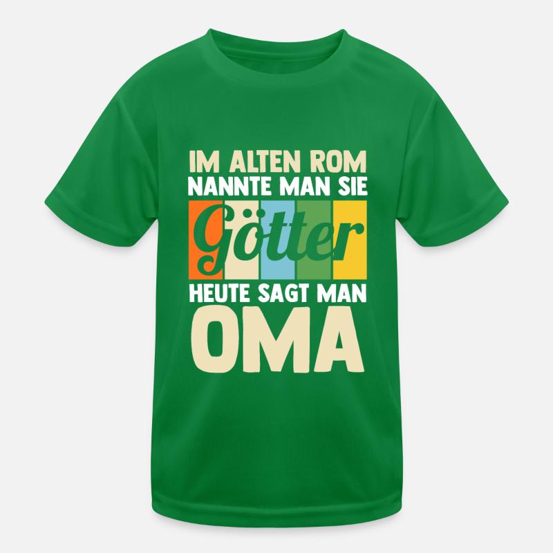 Großmutter Großmama Omi Oma Kinder Funktions-T-Shirt