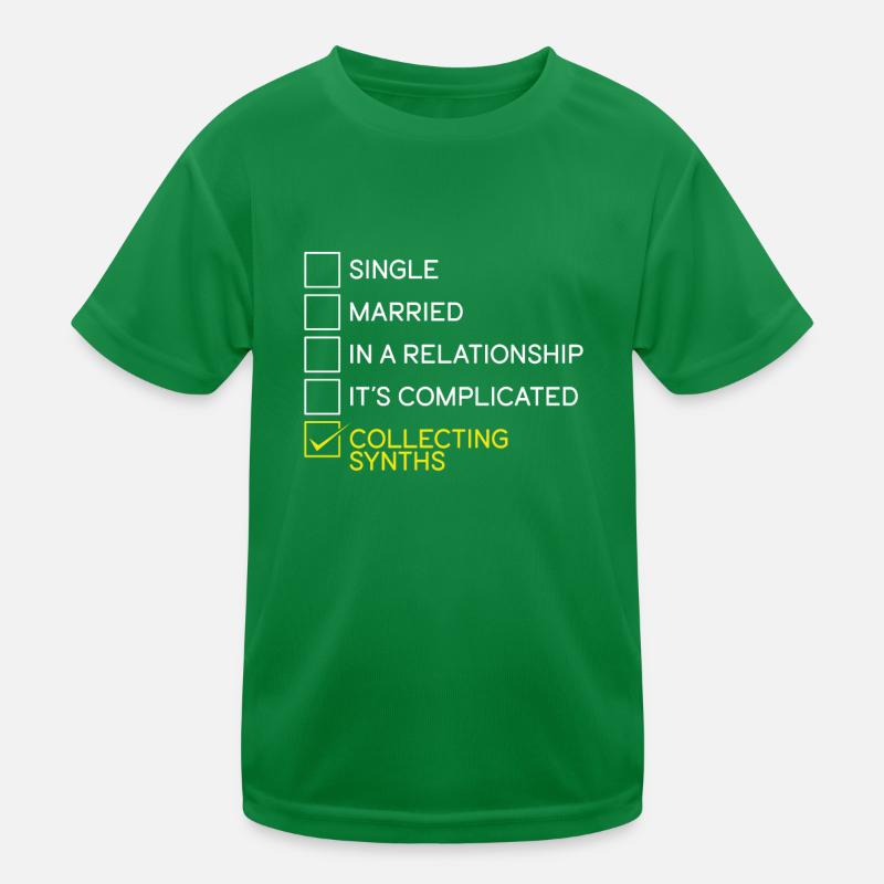 Collecting synthesizer instruments Kids Functional T-Shirt