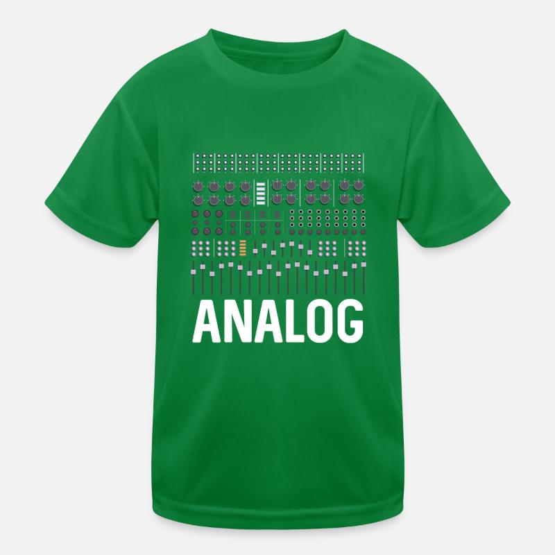 Analog Synthesizer Kids Functional T-Shirt