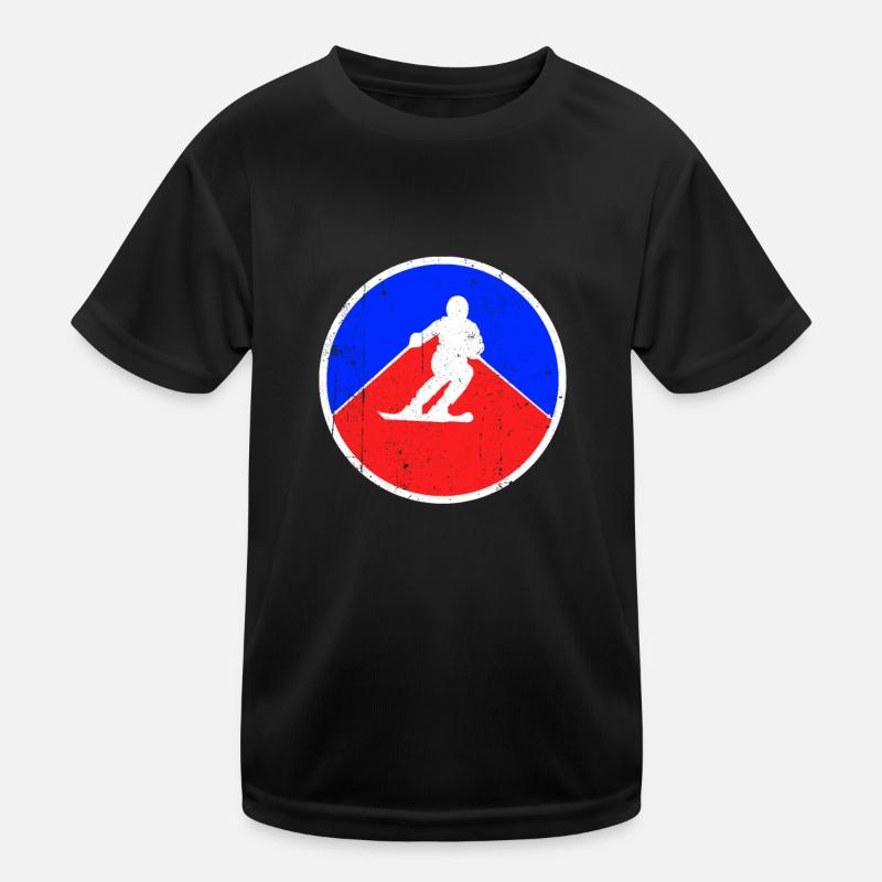 Ski Logo Kids Functional T-Shirt