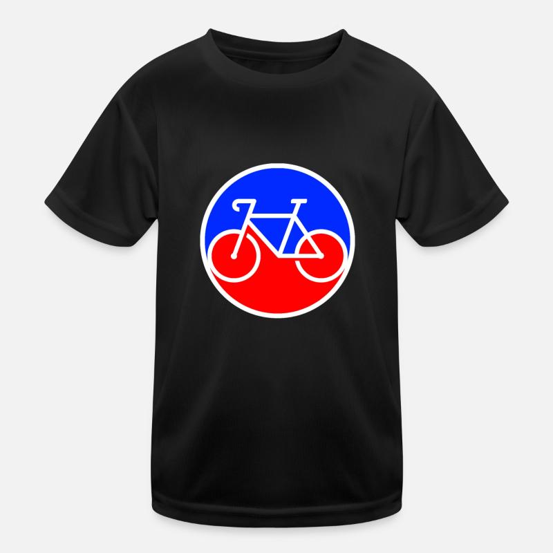 Bicycle Logo Kids Functional T-Shirt
