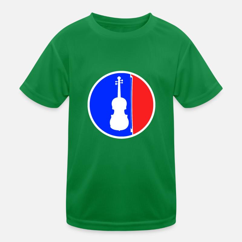 Violin Logo Kids Functional T-Shirt