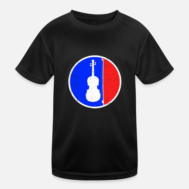 Violin Logo Kids Functional T-Shirt