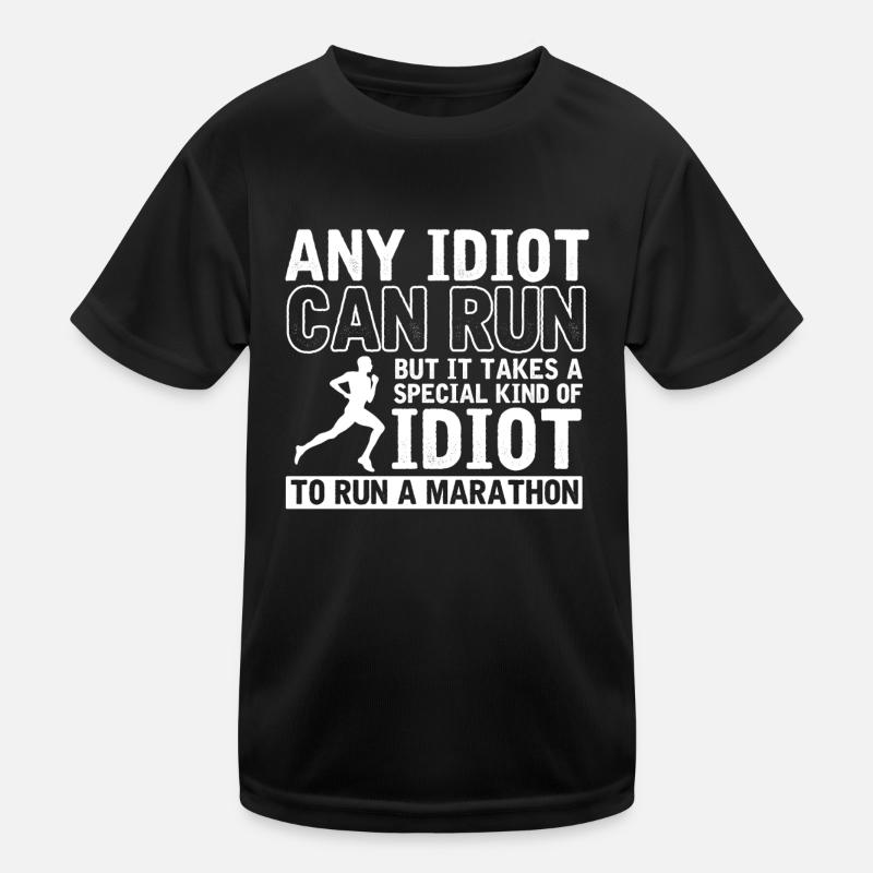 Halbmarathon, Marathon, Läufer Kinder Funktions-T-Shirt