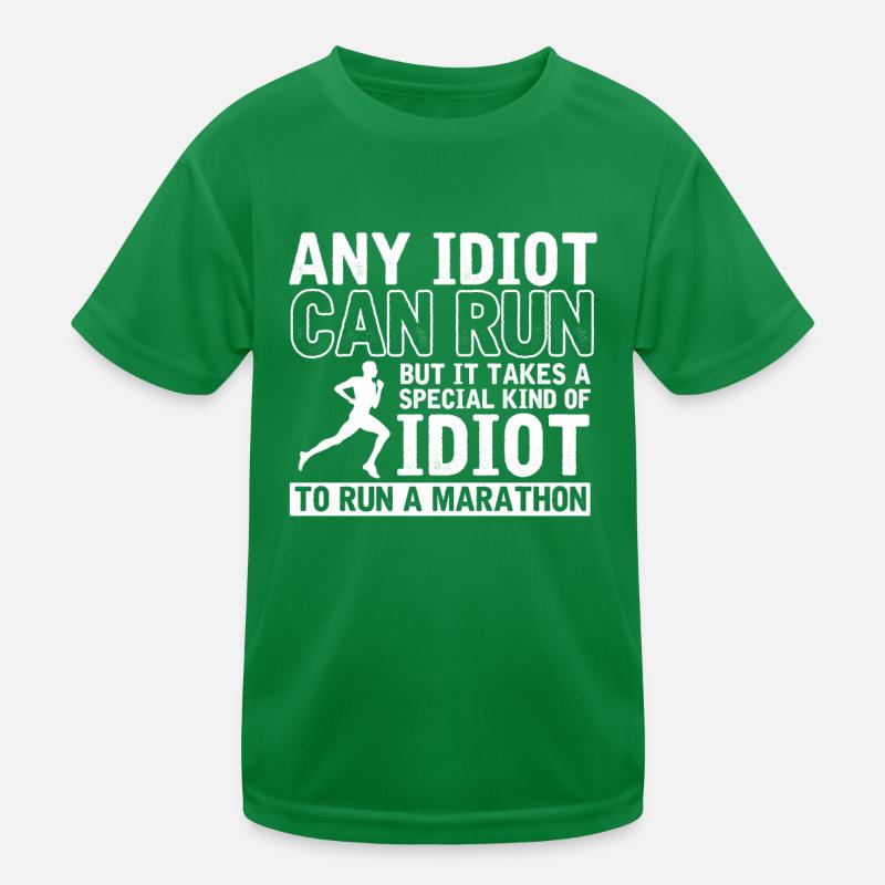 Halbmarathon, Marathon, Läufer Kinder Funktions-T-Shirt