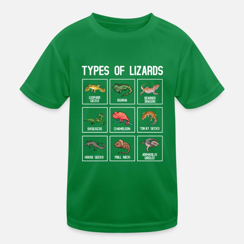 Arten Von Eidechsen, Eidechsen, Reptilien Kinder Funktions-T-Shirt