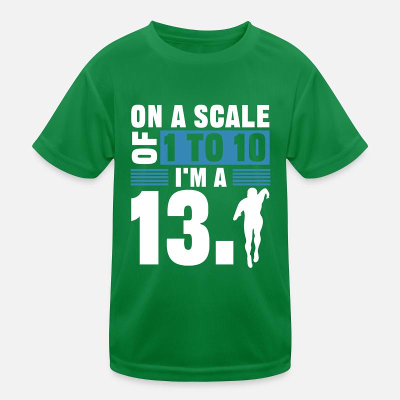 Halbmarathon, Marathon, Läufer Kinder Funktions-T-Shirt