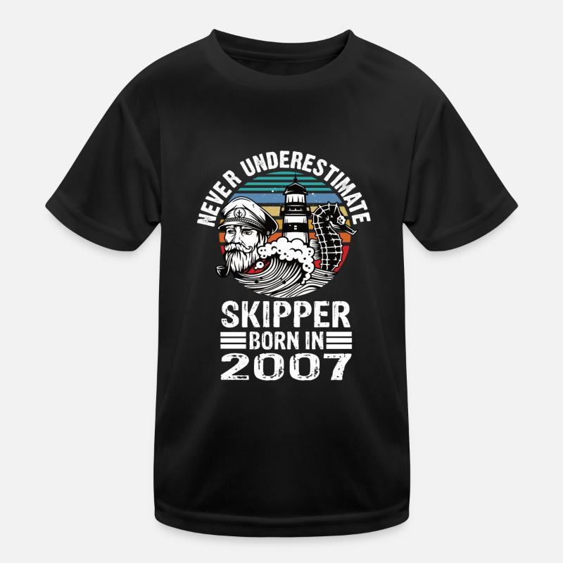 Never Underestimate Skipper né en 2007 T-shirt sport Enfant