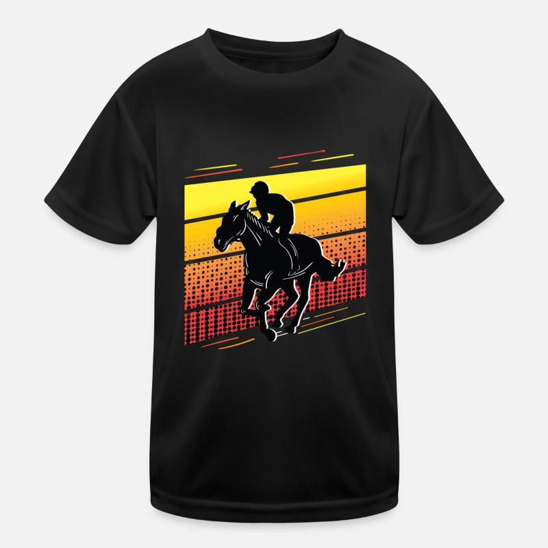 Concours de courses de chevaux Cadeau de l’éleveur T-shirt sport Enfant