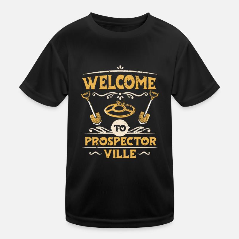 Prospectors Digging Treasure Kids Functional T-Shirt