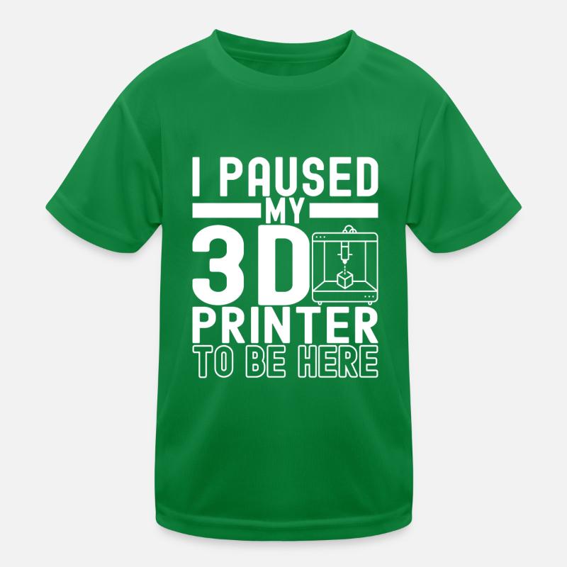 Impression 3D T-shirt sport Enfant