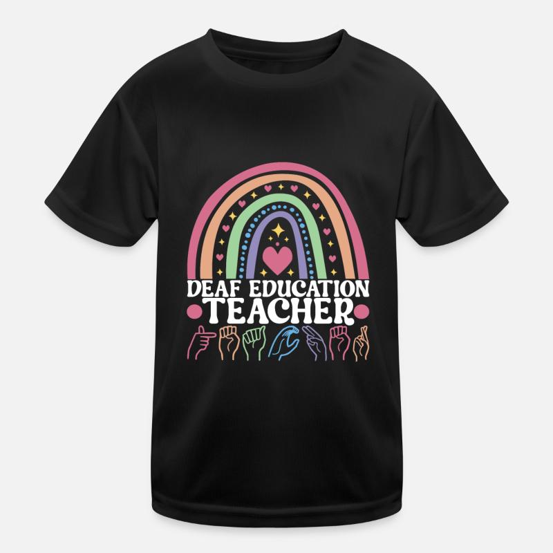 Deaf Deaf Mute Deaf Kids Functional T-Shirt