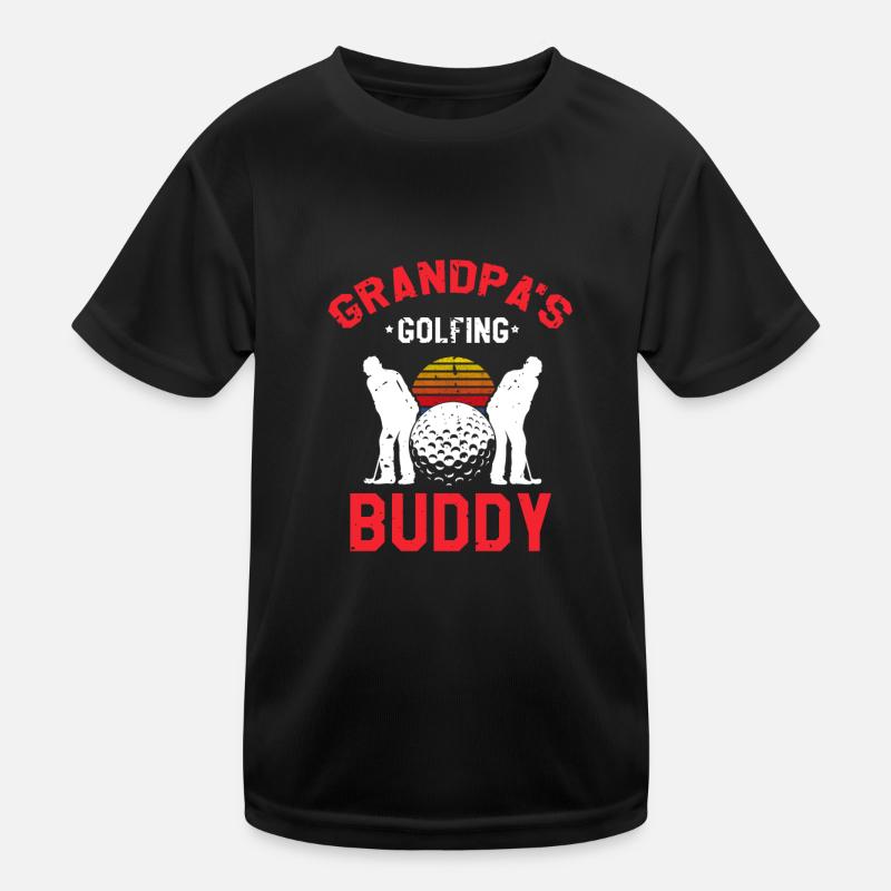 GRANDPA's Golfing Buddy Retro Golf Player T-Shirt T-shirt sport Enfant