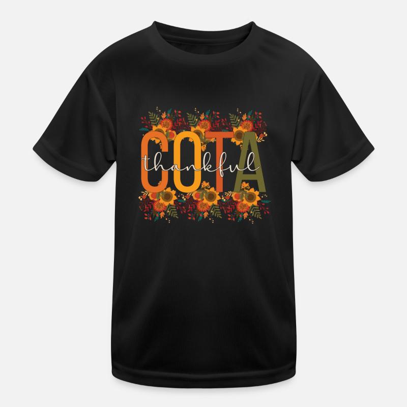 COTA Thanksgiving Occupational Therapy Assistant Kids Functional T-Shirt