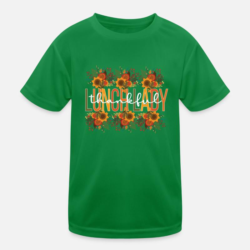 Lunch Lady Thanksgiving School Cafeteria Lady Kinder Funktions-T-Shirt