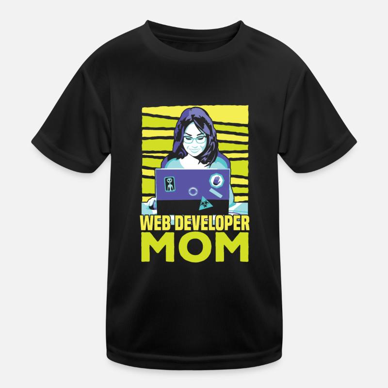 Web Developer Web Developer Web Developer Kids Functional T-Shirt