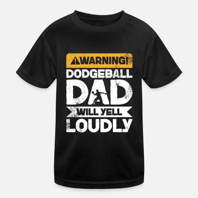 WARNUNG YELL - VADBALLBADE Kinder Funktions-T-Shirt