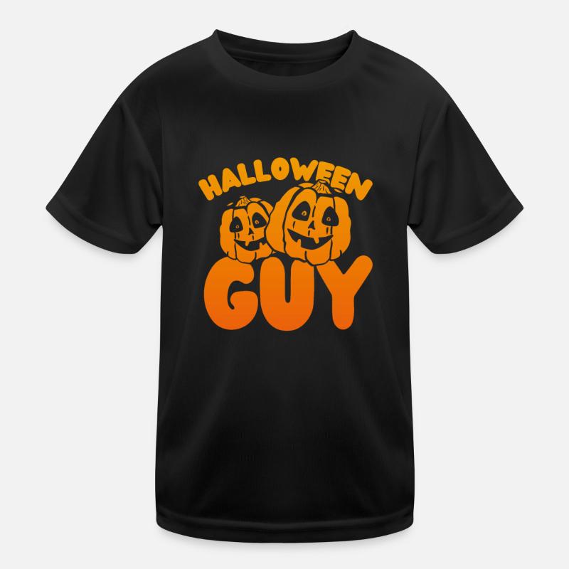 Halloween Kürbis Junge Kinder Funktions-T-Shirt