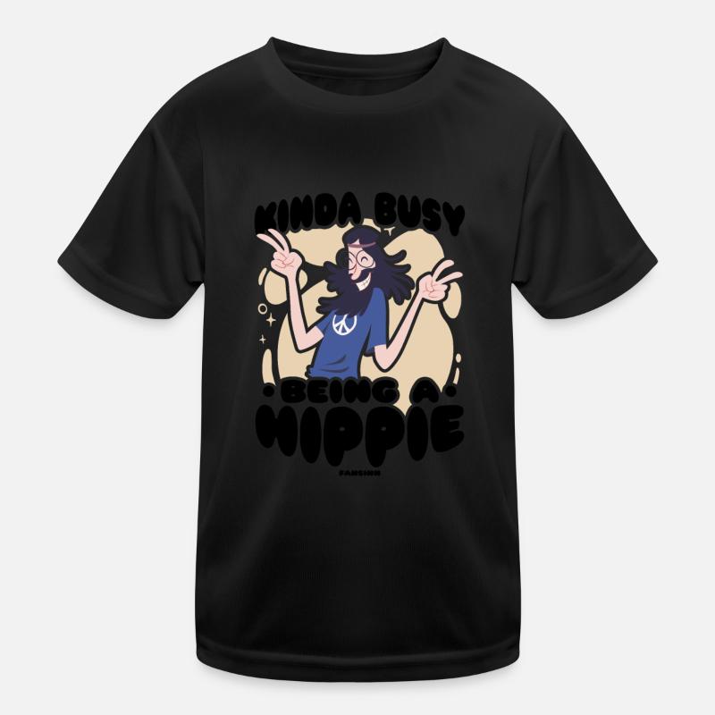 Hippie Kinder Funktions-T-Shirt
