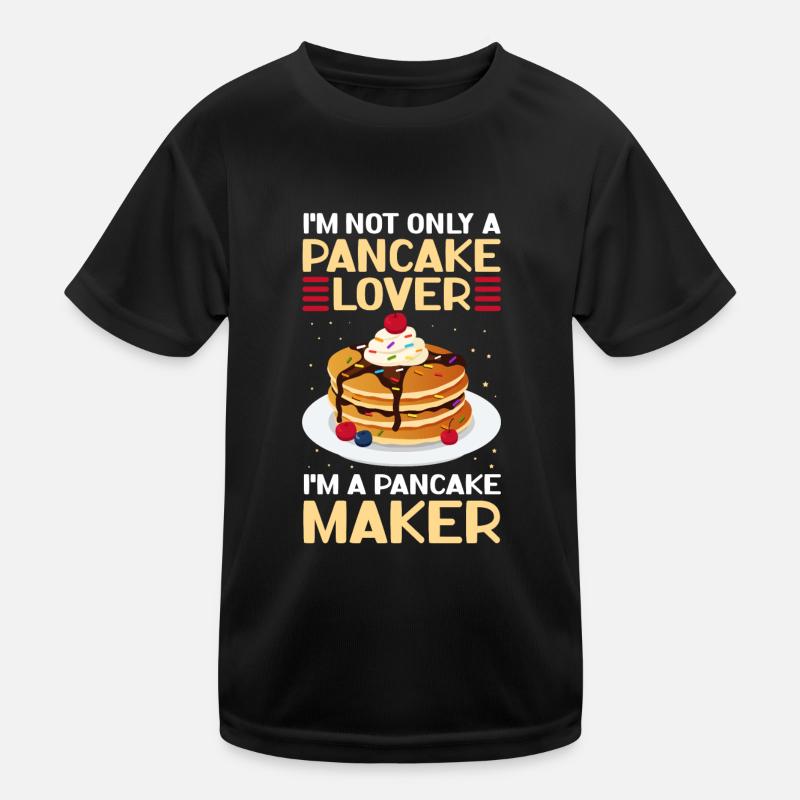 Pfannkuchen Pancake Eierkuchen Geschenk Kinder Funktions-T-Shirt