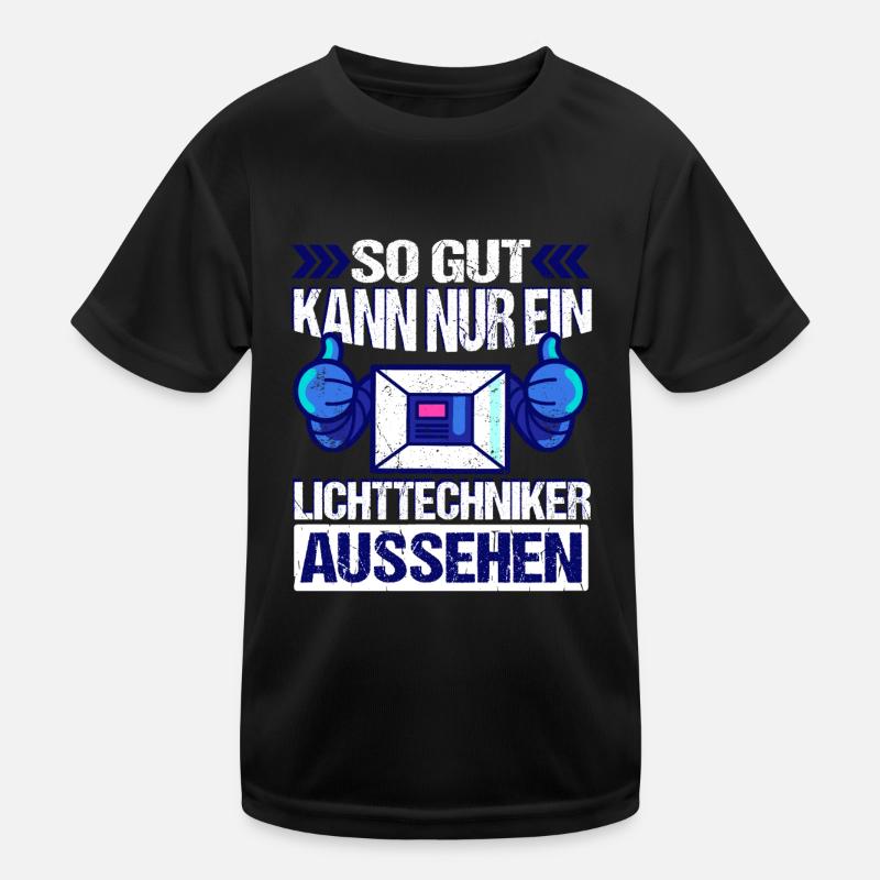 Lichtdesigner Lichttechniker Kinder Funktions-T-Shirt