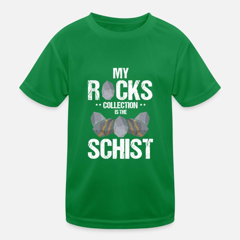Recherche sur les roches et conception de roches à quartz T-shirt sport Enfant