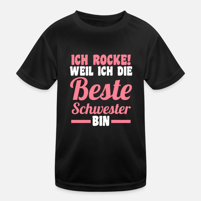 Beste Schwester Kinder Funktions-T-Shirt
