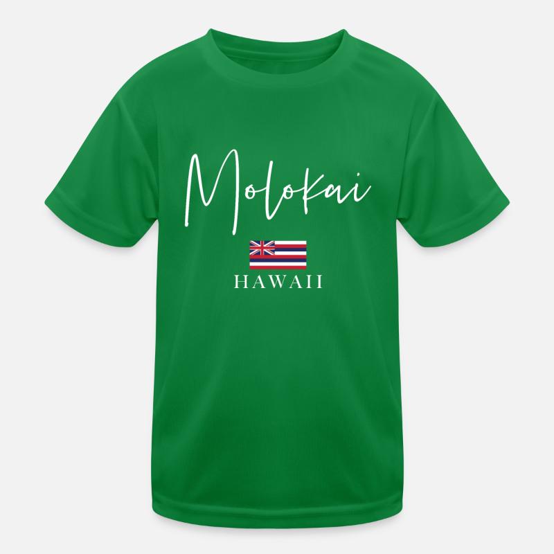 Vacances du drapeau de la Grèce - Islande Molokai T-shirt sport Enfant