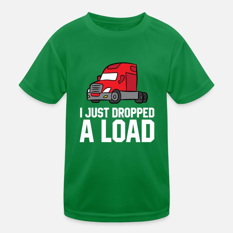 Chauffeur de camion Camionneur T-shirt sport Enfant